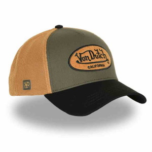 VON DUTCH casquette baseball Kaki Snapback TERRY