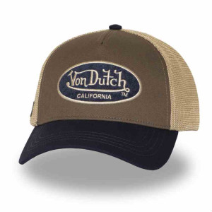 VON DUTCH casquette trucker baseball filet TERRY BLEU