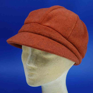 gavroche polaire hiver femme BRIQUE