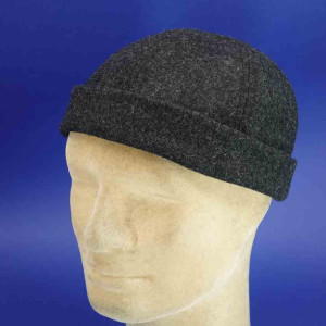 bonnet marin docker anthracite en laine Homme