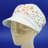 Casquette femme cubaine lin et coton : couleur - lin, taille - elastiqué de 54 cm à 58 cm