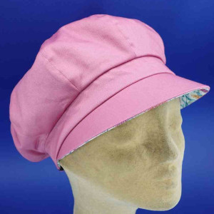 Gavroche ROSE réversible en coton pour femme