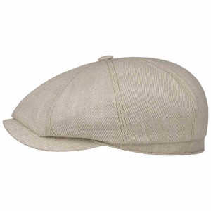 STETSON casquette hatteras lin et coton beige
