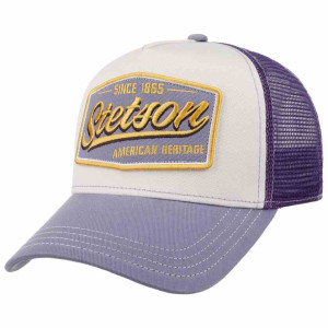 STETSON casquette trucker vintage lilas