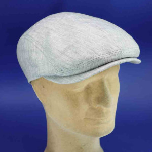 Casquette formée été lin UPF +50 grise gottmann