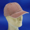 Casquette baseball coton brique : couleur - brique, Taille Réglable - de 55 à 60cm