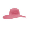 Capeline anti UV  femme tres grand bord rosie rose : couleur - rose, Taille Réglable - par lacet de 55cm à 59cm