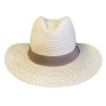 Chapeau IVOIRE anti UV homme femme  grand bord : couleur - ivoire-stone, Mixte - Homme et Femme, Taille Réglable - par lacet 59cm à 61cm
