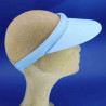 Visière sport serre-tête homme et femme ciel : couleur - bleu ciel , taille - 54cm à 60cm