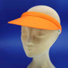 Visière sport serre-tête en coton orange : couleur - orange , taille - 54cm à 60cm