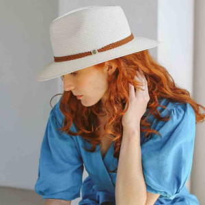 Chapeau traveler ivoire anti UV homme et femme