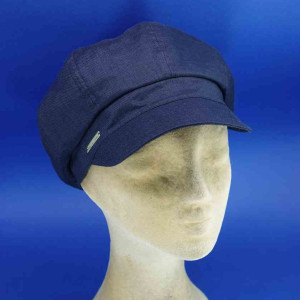 Casquette gavroche marine coton très souple été femmes