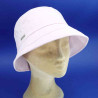 Chapeau cloche coton roulable d'été poudré femme : couleur - rose poudré , Taille Réglable - par lacet de 54cm à 58cm