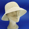 Chapeau d'été en paille pour femme naturel : couleur - naturel , taille - 55 à 58cm