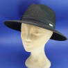 Chapeau traveller femme chic fibres naturelles noir : couleur - noir, taille - 57cm