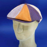 Casquette irlandaise lin orange été homme : couleur - orange, taille - 55cm