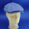 casquette irlandaise lin bleuet homme : couleur - bleuet, taille - 57cm