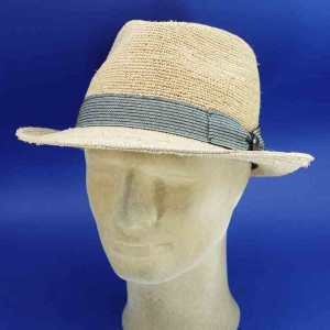 chapeau fedora chic raphia crochet femme et homme