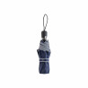 Parapluie piganiol femme pliant marine rayé fabriqué en FRANCE :  garniture - rayé marine , couleur - bleu marine 