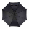 Parapluie piganiol canne noir leopard fabriqué en FRANCE :  garniture - leopard, couleur - noir