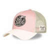 VON DUTCH casquette trucker baseball filet wings pastel : couleur - rose poudré , Taille Réglable - de 55 à 60cm