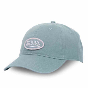 VON DUTCH casquette baseball souple en coton bleu dad