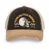 VON DUTCH casquette trucker baseball Xavier us : couleur - beige, Taille Réglable - de 55 à 60cm