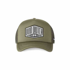 VON DUTCH casquette trucker baseball filet mousse kaki