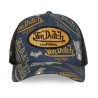 VON DUTCH casquette trucker baseball filet denim café : couleur - denim, Taille Réglable - de 55 à 60cm