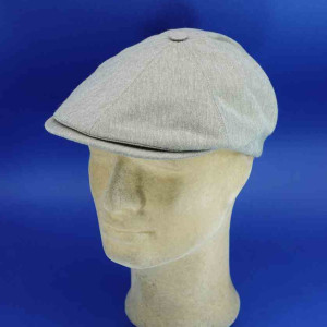 Casquette coton et lin brooklyn beige été pour homme