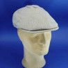 Casquette coton et lin brooklyn beige été pour homme : couleur - beige, taille - 57cm