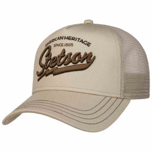 STETSON casquette trucker vintage beige