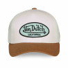 VON DUTCH casquette trucker baseball Blanche Strapback : couleur - blanc, Taille Réglable - de 55 à 60cm