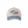 VON DUTCH casquette trucker baseball Rose Strapback RETRO : couleur - rose, Taille Réglable - de 55 à 60cm