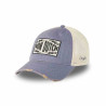 VON DUTCH casquette trucker baseball filet Snapback Denim Usé : couleur - violet , Taille Réglable - de 55 à 60cm