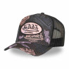 VON DUTCH casquette trucker baseball Snapback en Denim NOIR : couleur - denim, Taille Réglable - de 55 à 60cm