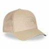 VON DUTCH casquette trucker baseball print rubber 3D beige : couleur - beige, Taille Réglable - de 55 à 60cm