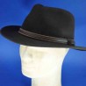 Chapeau feutre de laine traveler marron : couleur - marron , taille - 55cm
