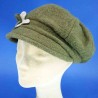 gavroche laine polyester loden hiver femme : couleur - loden, taille - elastiqué de 54 cm à 58 cm