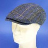 casquette anglaise 100 % pure laine vierge navy homme : couleur - bleu , taille - 55cm