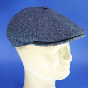 casquette brooklin 100% pure laine vierge navy