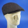 Casquette plate laine d'écosse marron pour homme flechet : couleur - marron , taille - 55cm
