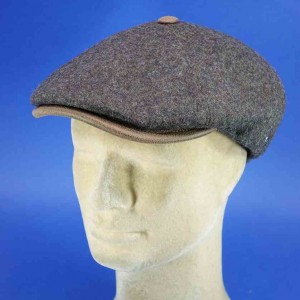 casquette brooklyn pure laine vierge marron