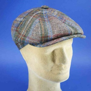 Casquette Irlandaise pure laine vierge gris