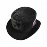 Haut de Forme fashion laine noir by Alfonso D'Este : couleur - noir, taille - 57cm