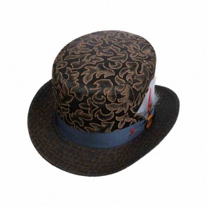 Haut de Forme fashion acétate polyester noir by Alfonso D'Este