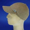 casquette baseball velours camel protége oreilles hommes : couleur - camel , taille - 58cm