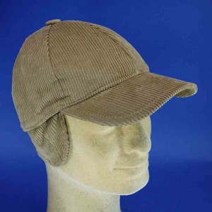casquette baseball velours camel protége oreilles hommes