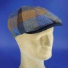 Casquette brooklin pure laine vierge patch bleu : couleur - patch bleu, taille - 57cm