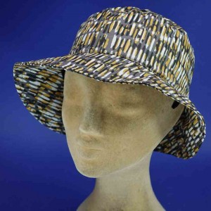 Chapeau de pluie anthracite imperméable fantaisie femme